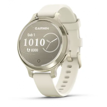 Garmin Lily 2 Active Lunar Gold/Bone silikonski remen